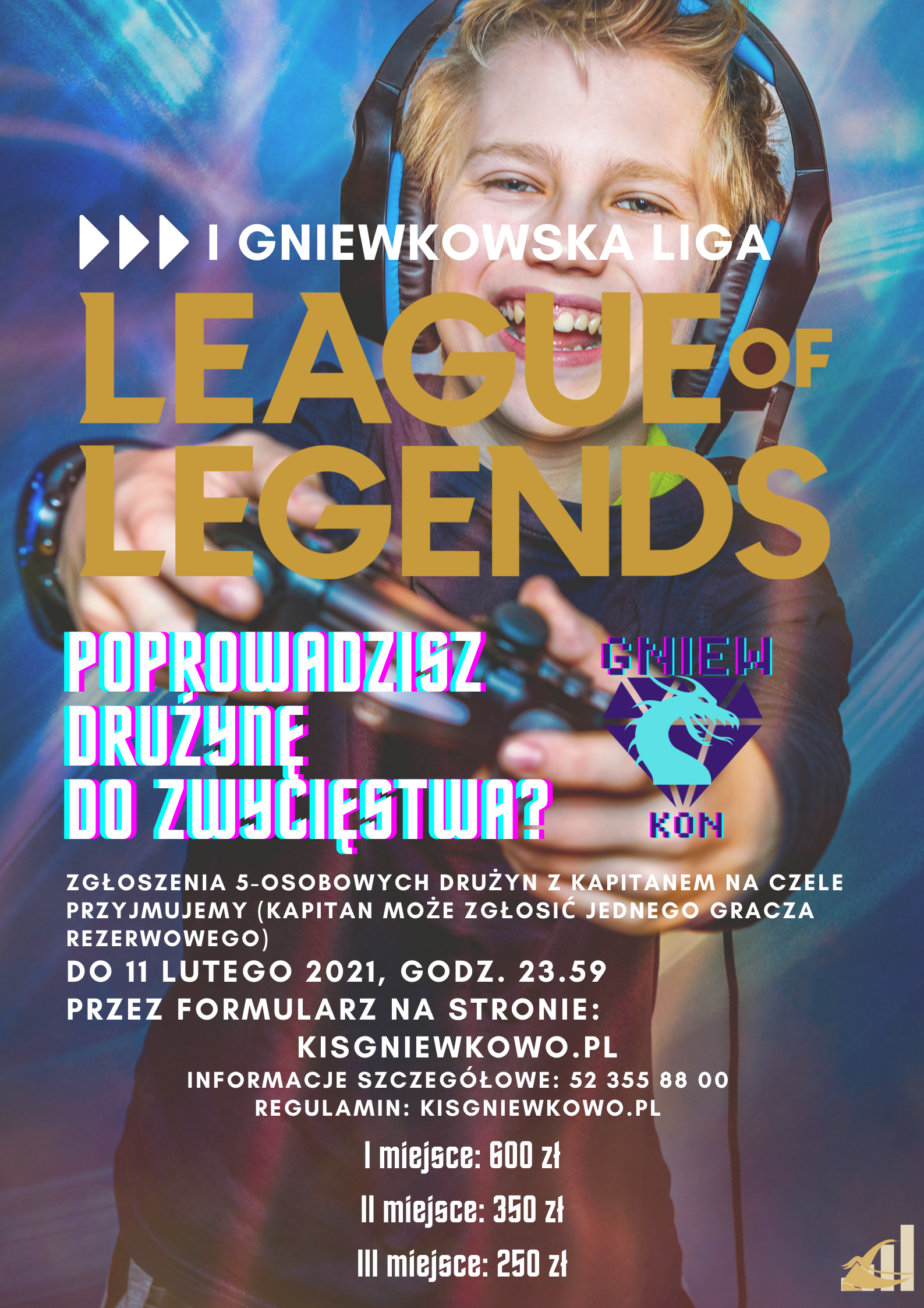 GNIEWKON turniej Ligi Legend